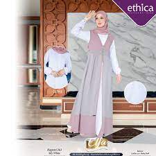 Gamis Terbaru Kagumi 263 Sky White