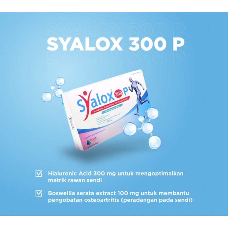 Syalox 300 P box 20 tablet ( memelihara kesehatan sendi )