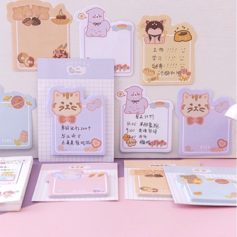 

STICKY NOTE ANIMASI JEPANG MEMO TEMPEL NOTES