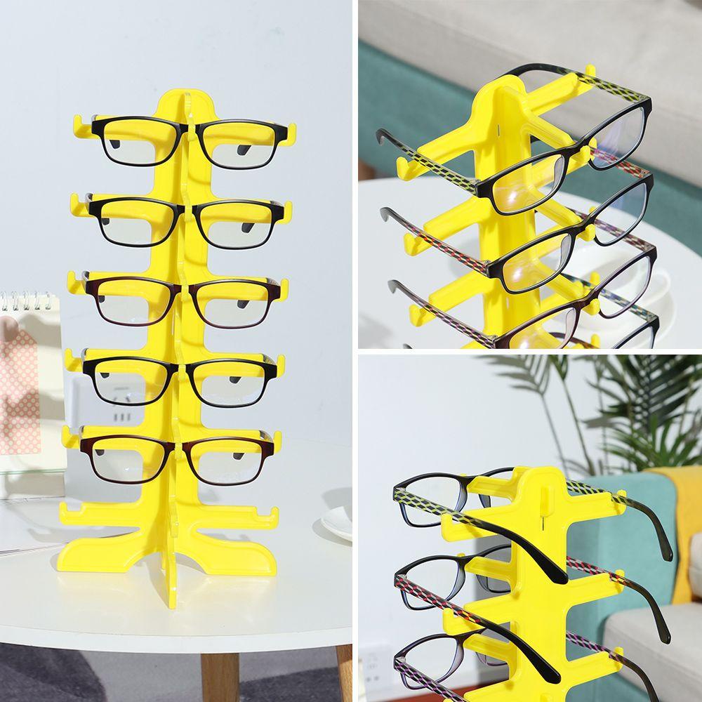 Chookyy Eyeglasses Display Stand New Rak Hemat Tempat Rak Penyimpanan Kacamata Plastik