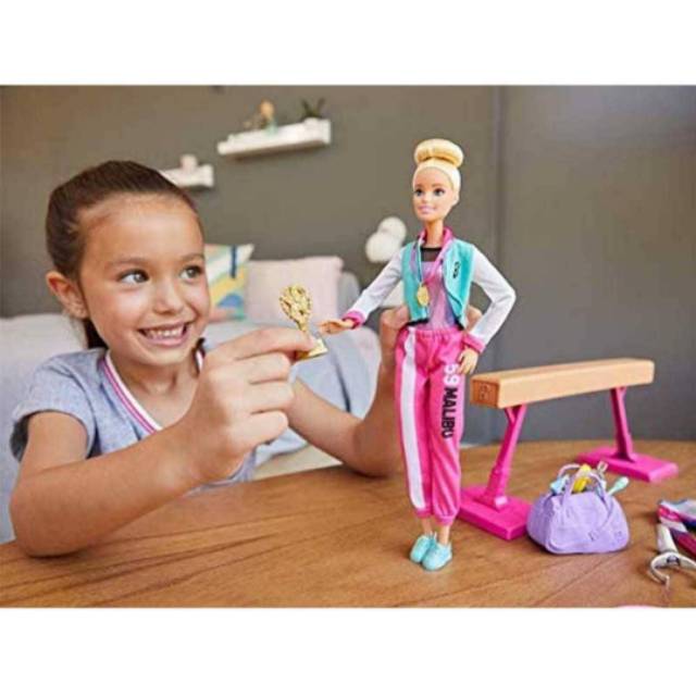 Barbie Gymnastics Playset Doll