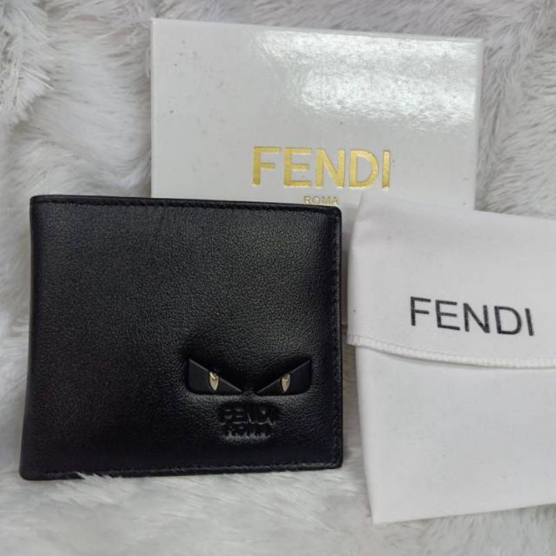 Dompet pria Fendi monster leather premium quality