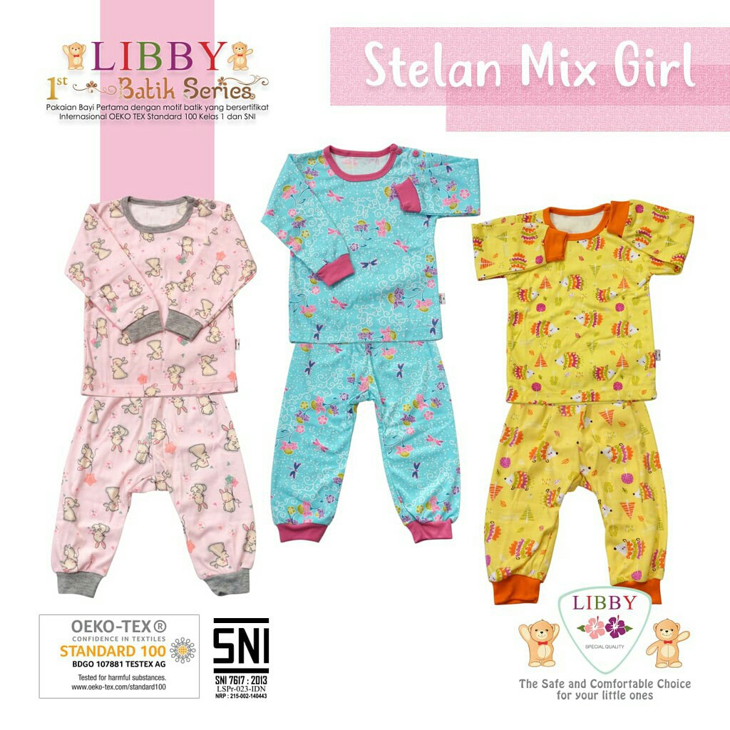 1SETEL LIBBY SETELAN BAJU PANJANG CELANA PANJANG FULL PRINT BELLA SHOP