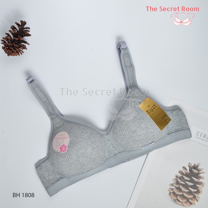 TALLY BRA BH 1808 | CUP A | TANPA KAWAT | BUSA TIPIS | SIZE 34 - 38