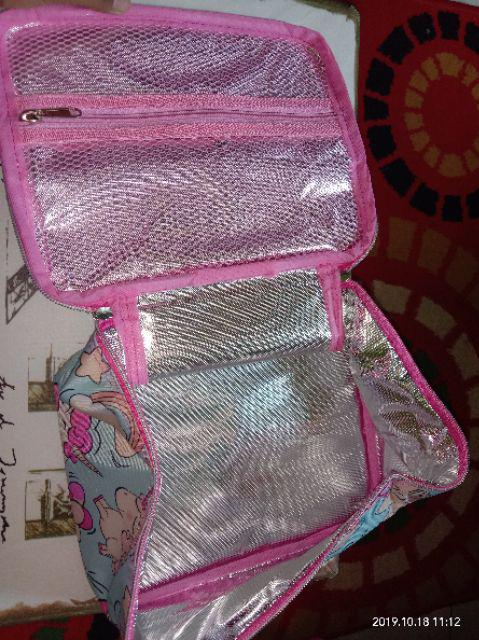 Tas Jaring Lunch Box / Bekal / Tempat Makan Aluminium Foil Premium