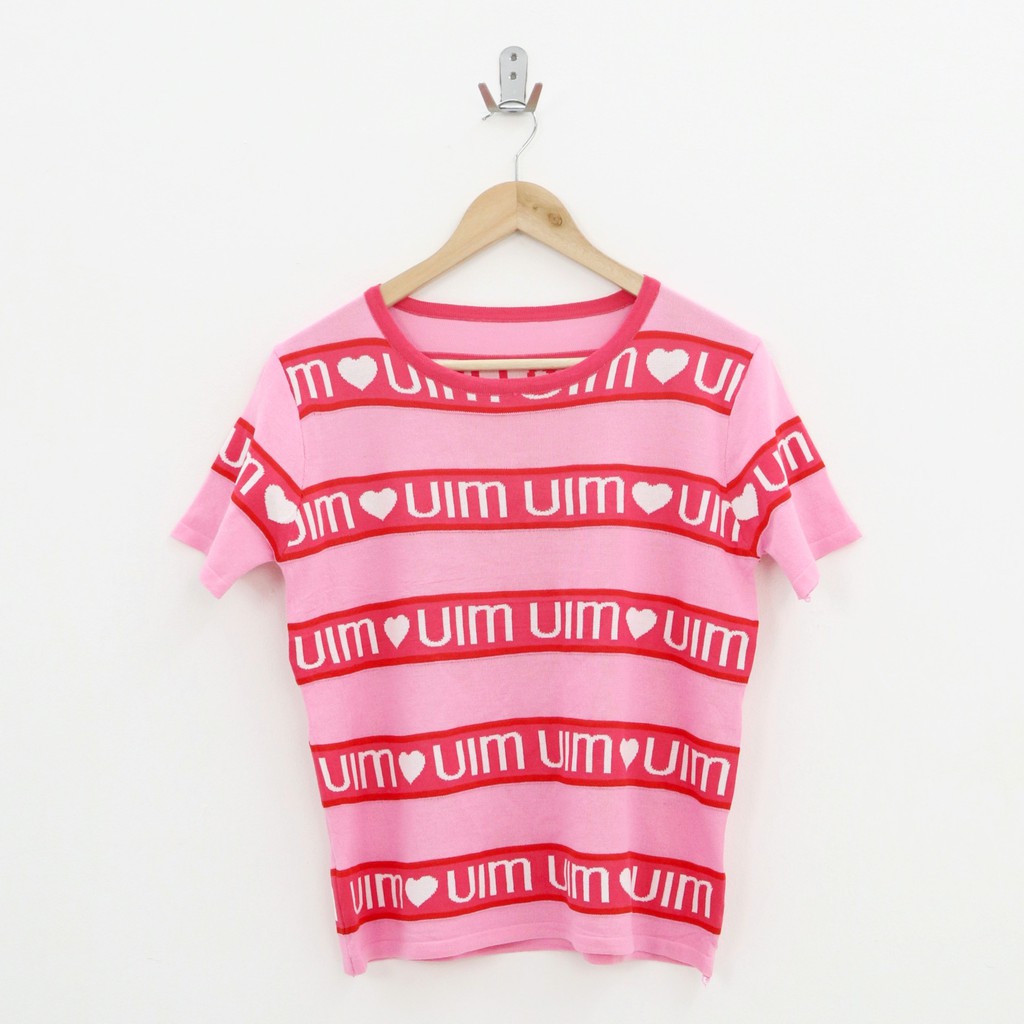 Ink love knit tee top -Thejanclothes