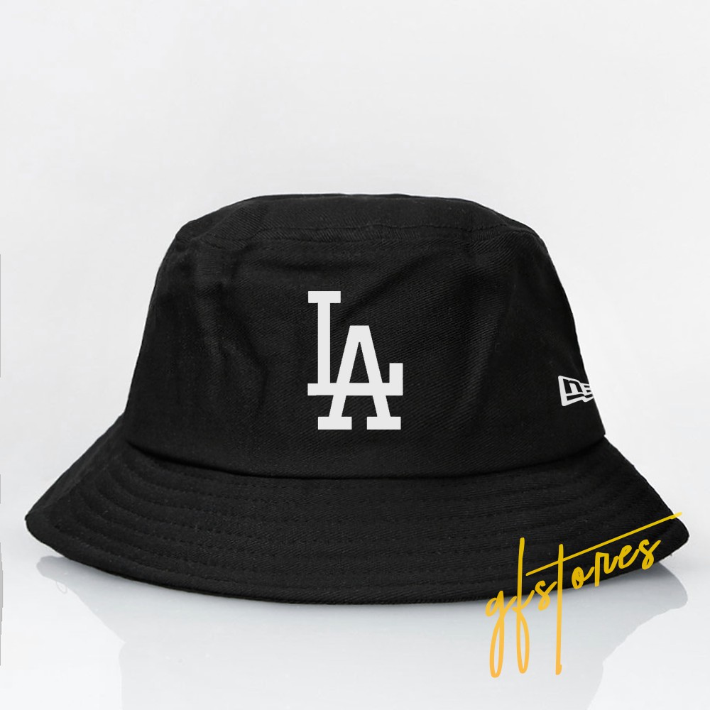 Topi Bucket Hat La New Era Canvas Premium