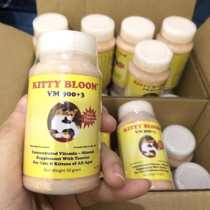 Kitty Bloom Super Lysine 50gr Obat Vitamin Daya Tahan Tubuh Kucing