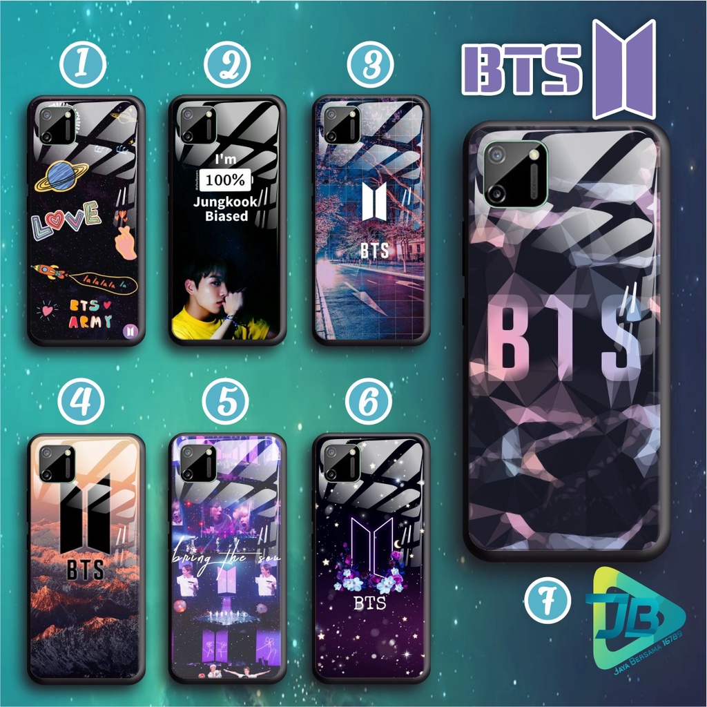 SOFTCASE BACK CASE GLASS KACA KPOP OPPO VIVO XIAOMI SAMSUNG REALME IPHONE ALL TYPE JB5110