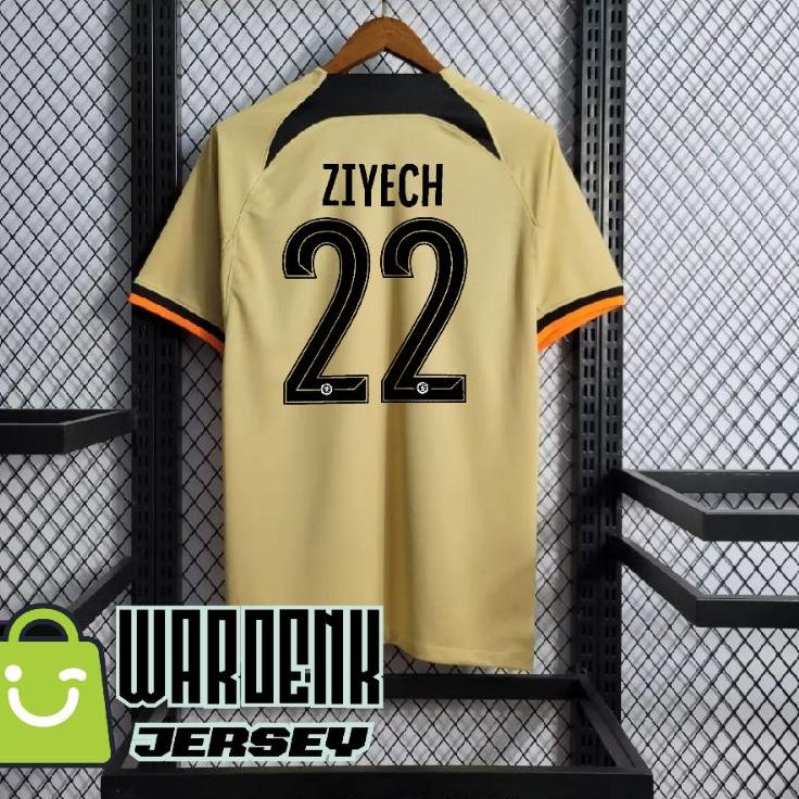 Harga TERMURAAH.. JERSEY + NAMESET CHELSEA THIRD GRADE ORI NEW 2022/2023