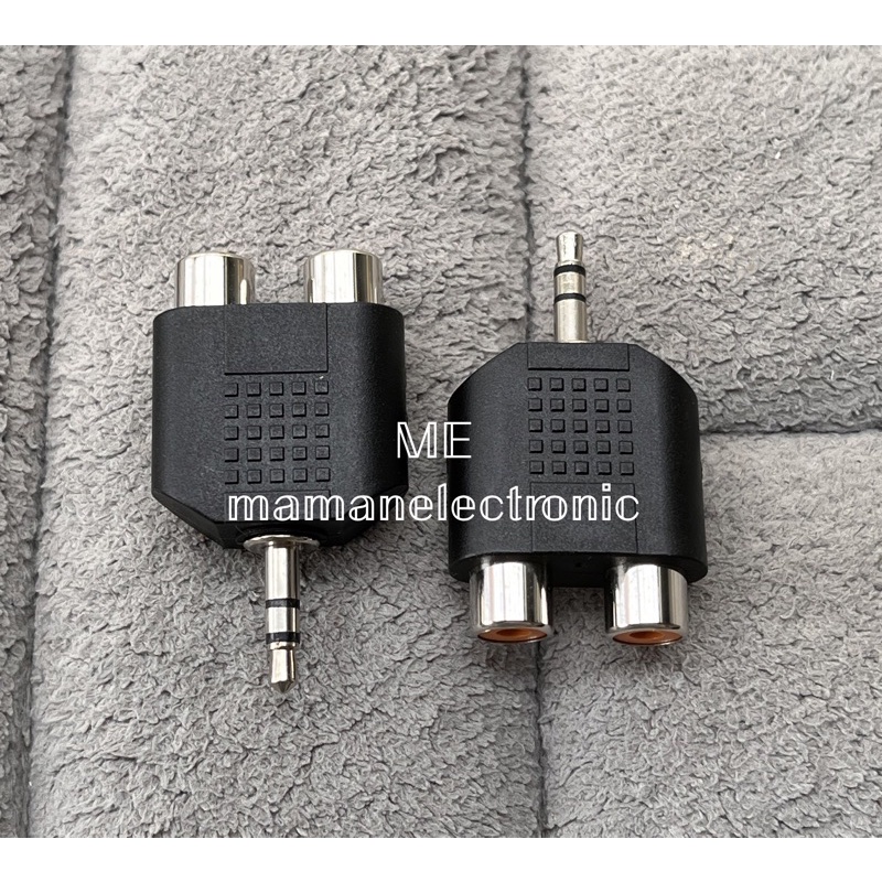 Jack Jak Jek 2 Rca To Mini Stereo