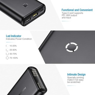 POWERADD 20000mAh PD Portable Charger Power Bank QC3.0