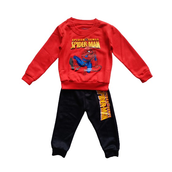 HappyOliver PASSWORD HERO WEB Setelan Sweater 1 - 7 Tahun Baju Anak BerKualitas