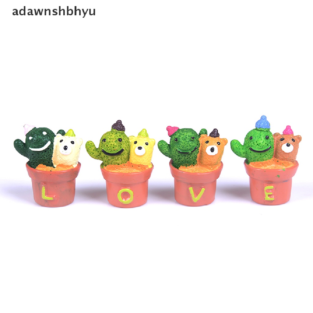 [adawnshbhyu] Miniatur diy pot Kaktus Hias Peri Taman Ornamen Dekorasi Kerajinan Rumah Boneka