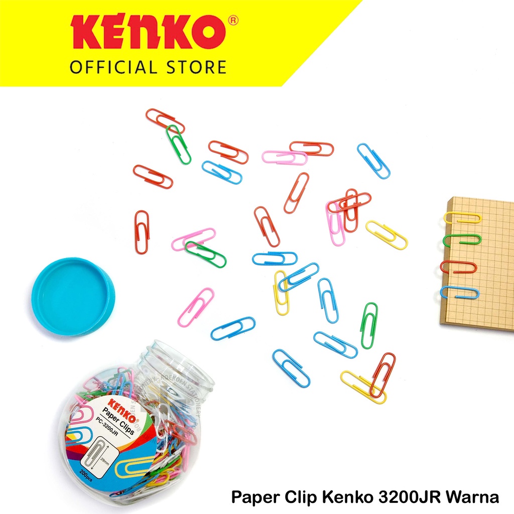 

Kenko Paper Clip Warna 3200JR (Toples)