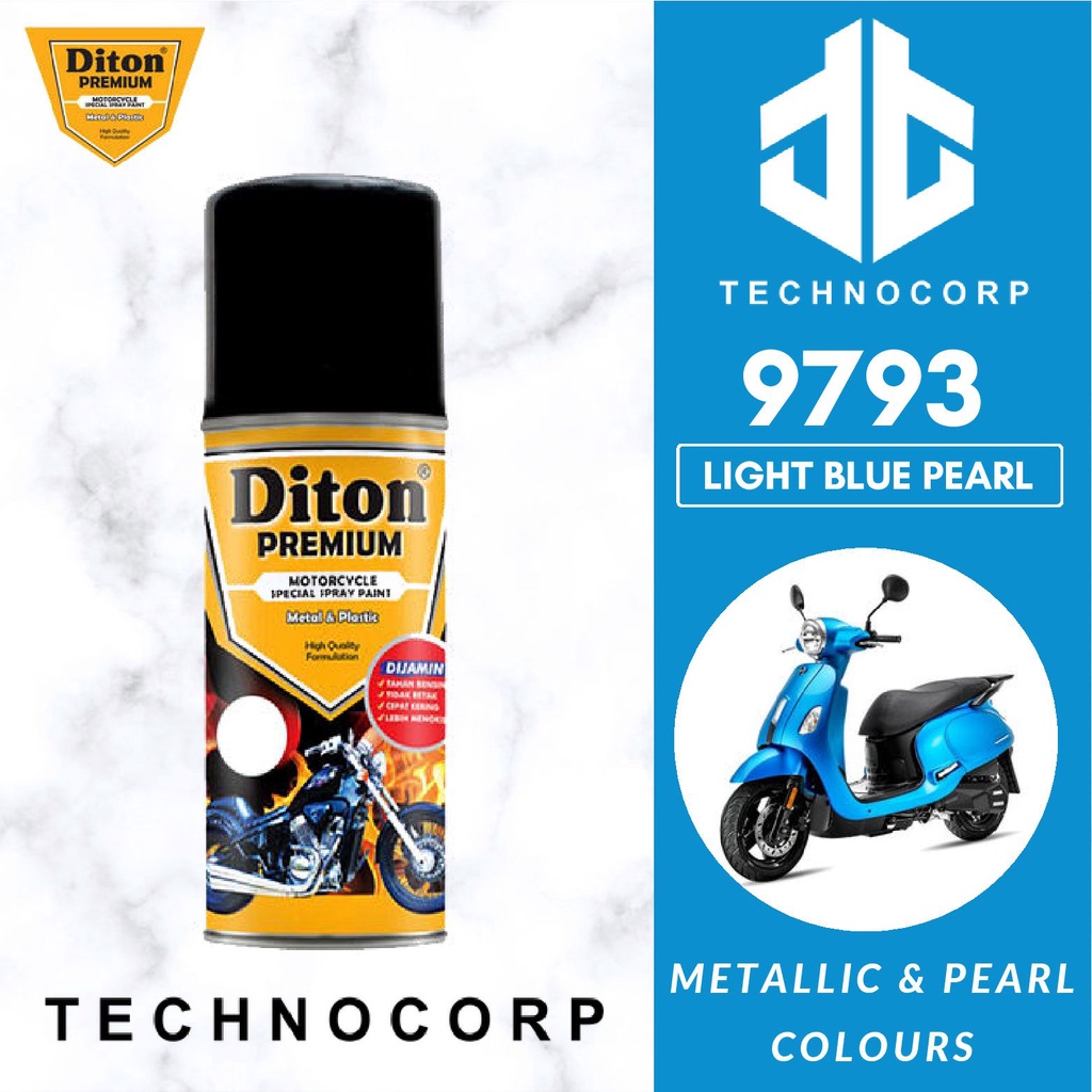 

Cat Semprot DITON PREMIUM 9793 LIGHT BLUE PEARL / YAMAHA GSX BLUE