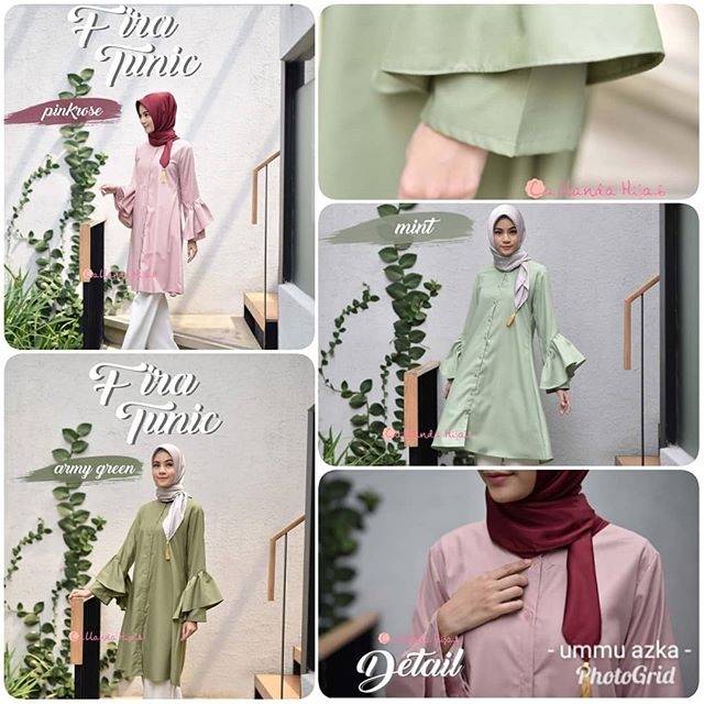 Fira Tunic by Callanda Hijab Fira Tunik Callanda Hijab