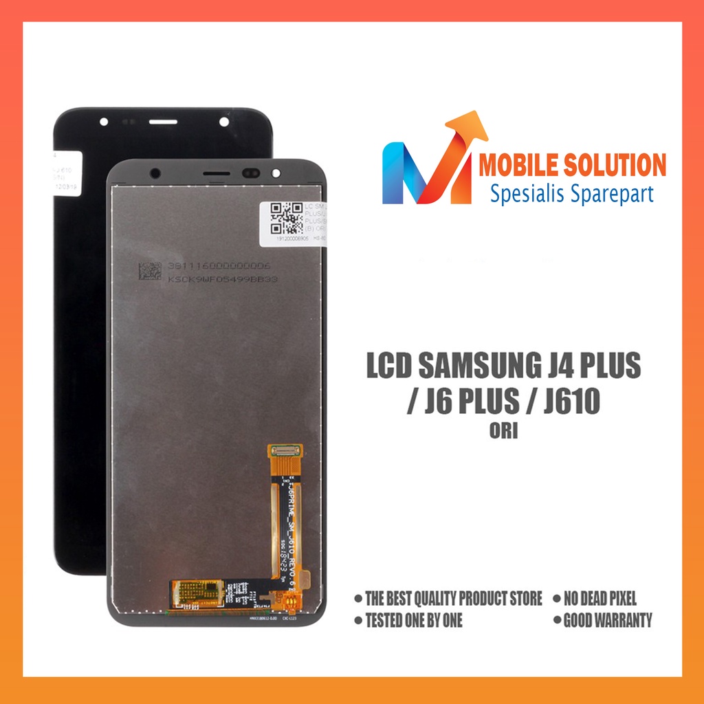 Grosir LCD Samsung J4 Plus ORIGINAL 100% / LCD Samsung J6 Plus / LCD Samsung J610 Universal Fullset Touchscreen Garansi 1 Bulan + Packing / Babbel