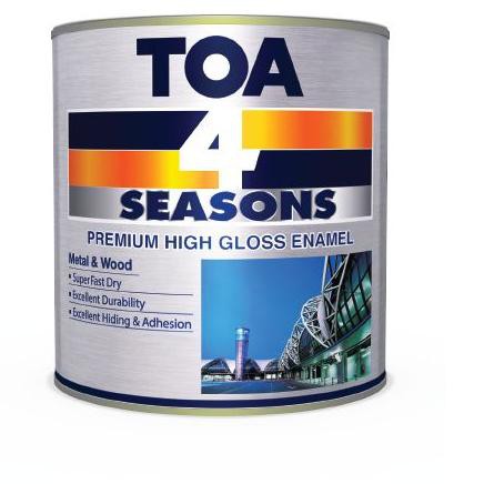 

ô$ CAT MINYAK KAYU&BESI TOA 4 SEASON PREMIUM HIGH GLOSS ENAMEL WHITE 1 KG