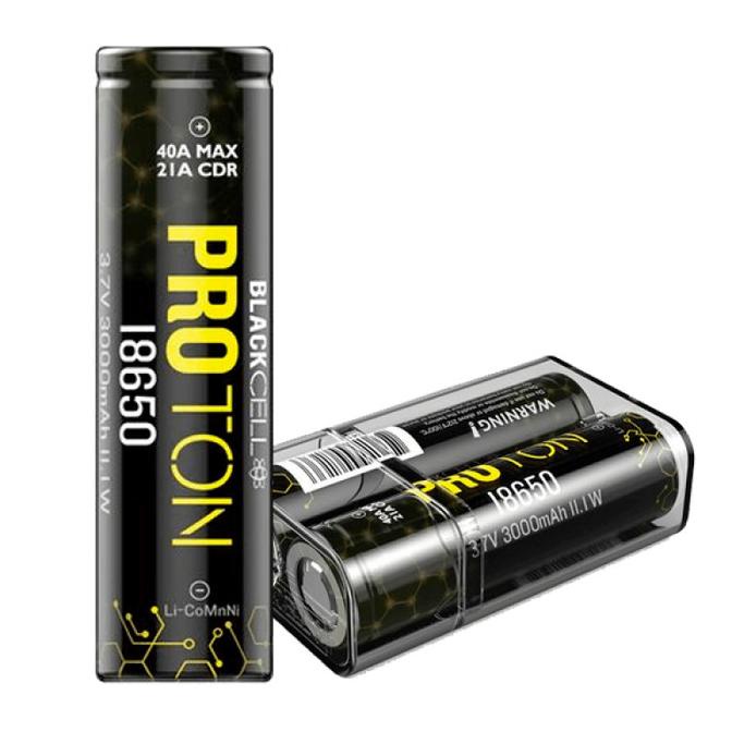 Authentic Blackcell Proton 18650 3000mAh 40A