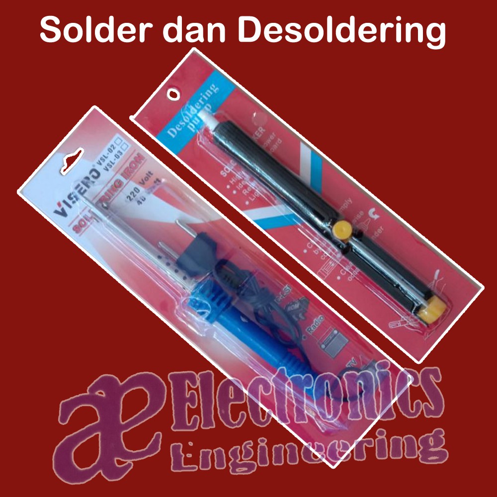 Alat Patri solder komponen elektronika 2set.