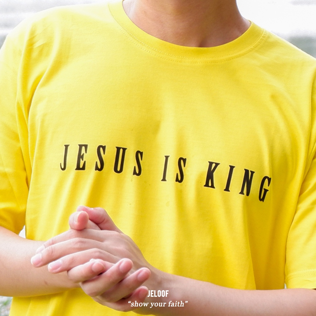 Kaos Rohani  &quot;Jesus is King vol 1&quot; Tshirt by Jeloof