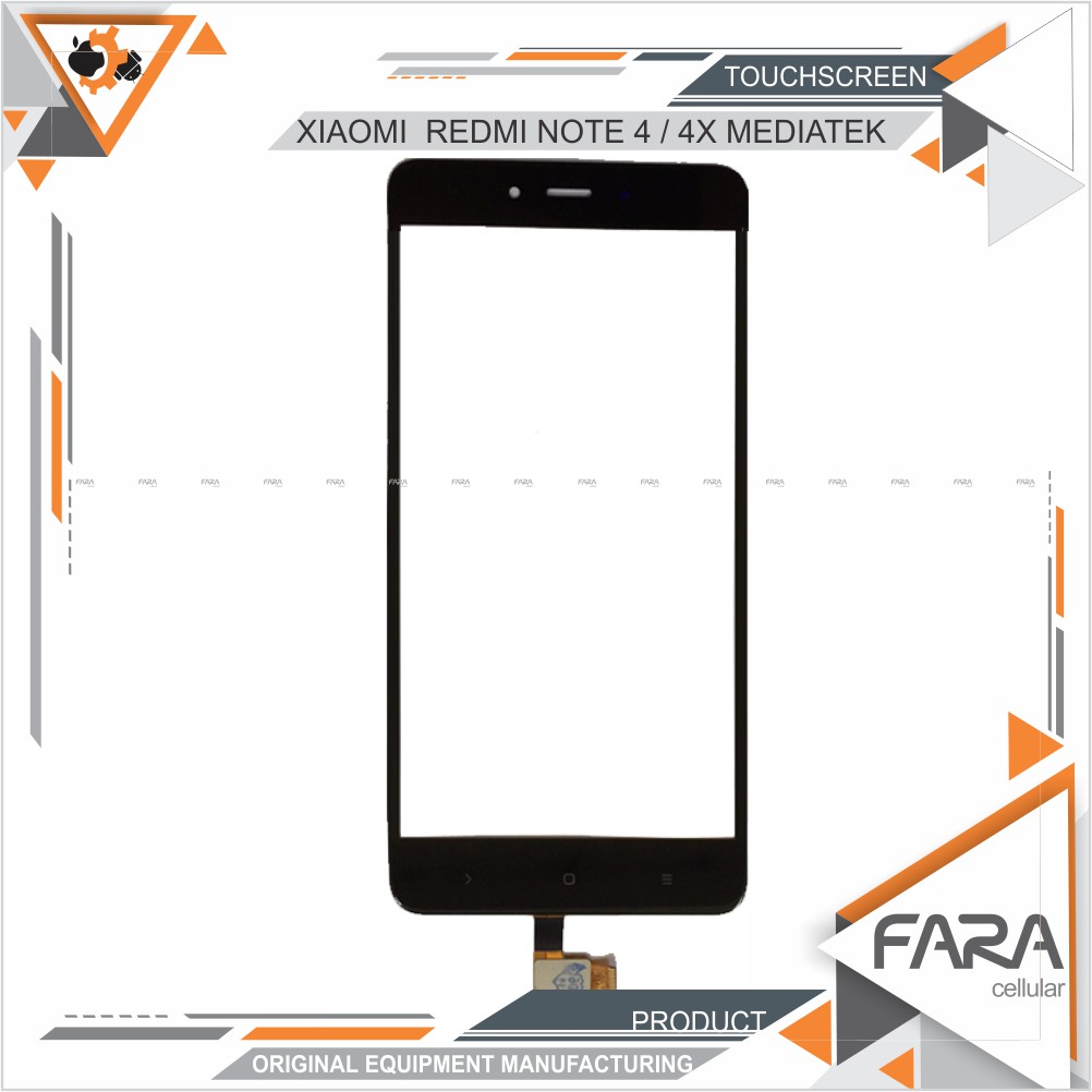 TOUCHSCREEN TS LAYAR HP ORIGINAL GLASS XIAOMI REDMI NOTE 4