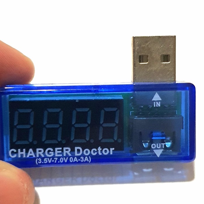 Doctor Charger alat cek volt ampere voltase tegangan usb cas hp