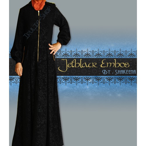 Gamis Jetblack embos