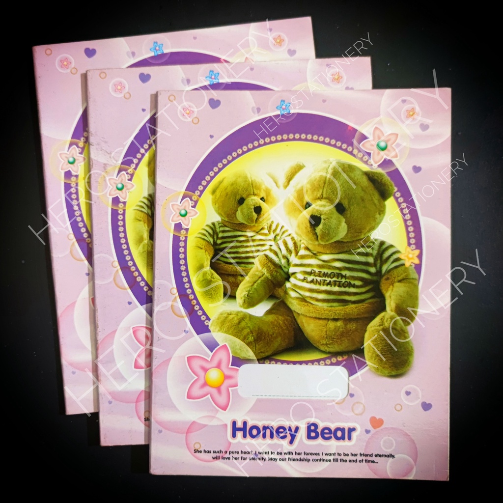 

Notebook buku tulis bergaris honey bear book 30 lembar