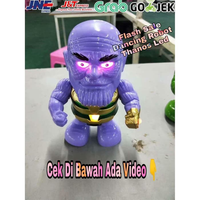 DANCING ROBOT THANOS MAINAN ANAK LED ACC