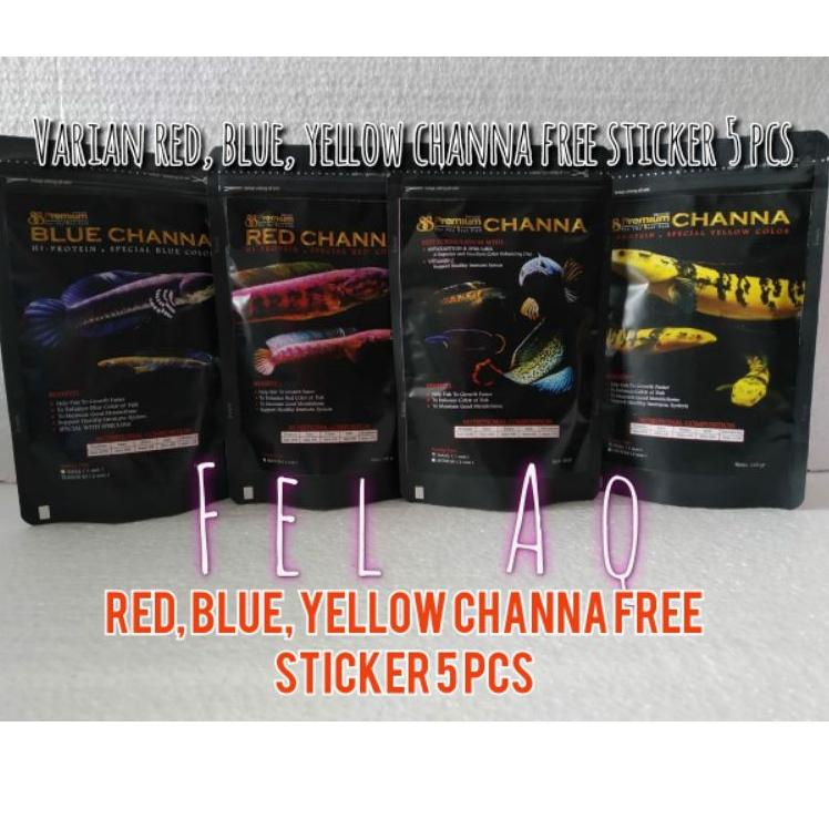 RBCV Pelet Pakan Premium Yellow Channa 100g Red Blue Ikan Exclusive Predator Chana Pellet Akari Saka