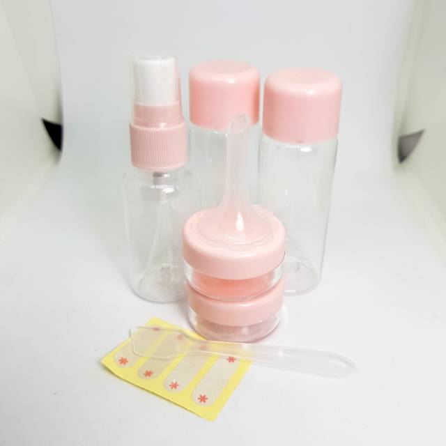 Jual BOTOL KOSMETIK TRAVEL PINK Indonesia Shopee Indonesia