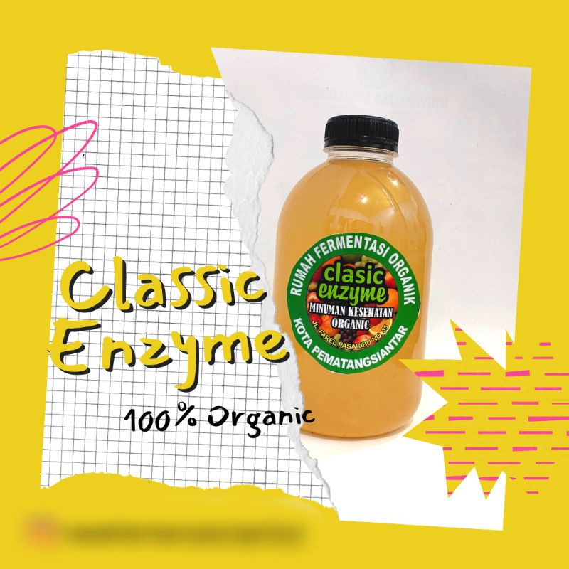 Classic Enzyme /Klasik Enzim/Suplemen Kesehatan 600ml