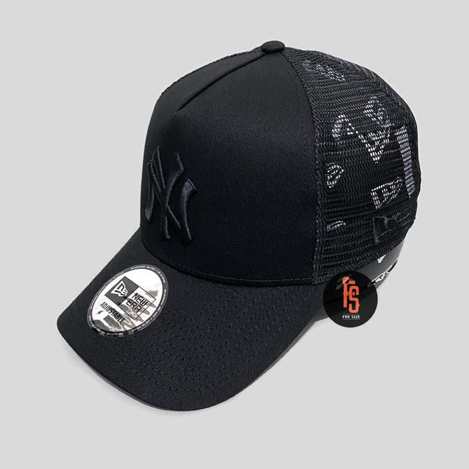 TOPI NEW ERA ORIGINAL TRUCKER NEW YORK YANKEES BLACK FULL