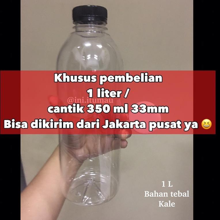 

Dedulf set 1 LITER KHUSUS GRAB / GOJEK 1000 ML BOTOL KOPI/Jus/TEH/SUSU