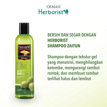 Herborist Shampoo Zaitun 250ml | Herborist Shampoo Aloe Vera 250ml | Herboris