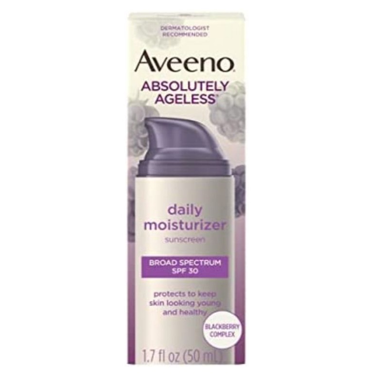 Aveeno Absolutely Ageless Daily Facial Moisturizer Sunscreen SPF 30