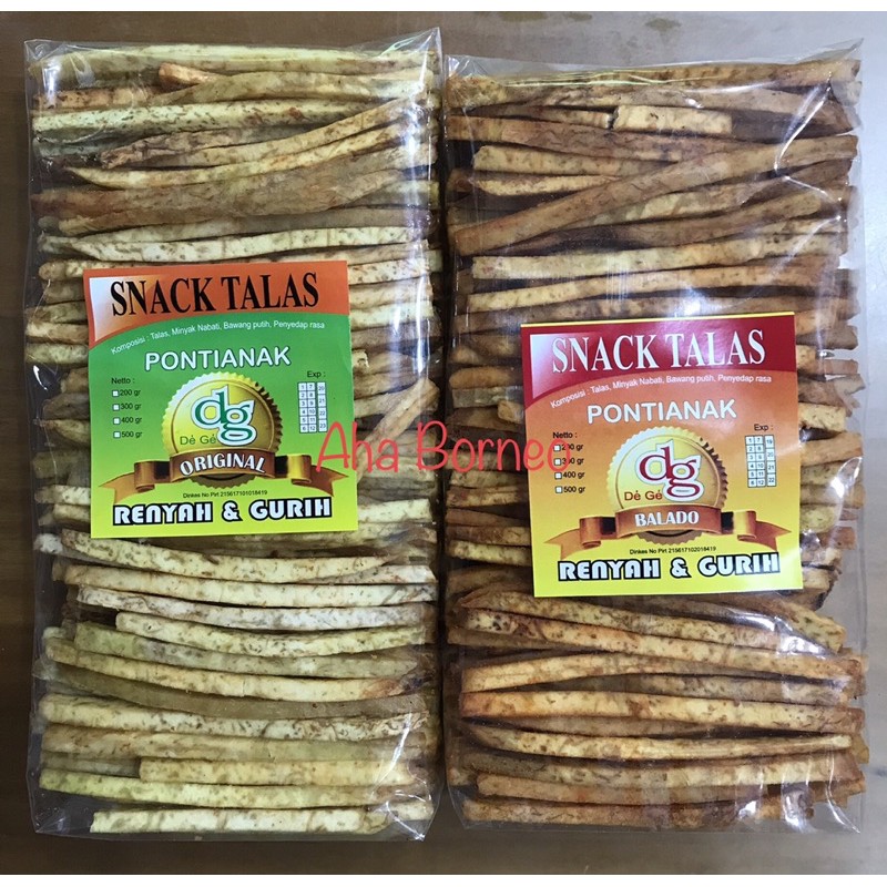 

Stik Talas DeGe dg Pontianak / Snack Keladi Balado 300gr Khas Kalimantan / Keripik Talas Pontianak