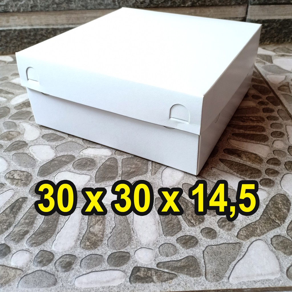 

dus 30x30x14,5 cm dus kue cake box / dus polos / nasi box / Dus / box / kotak nasi / Dus tinggi