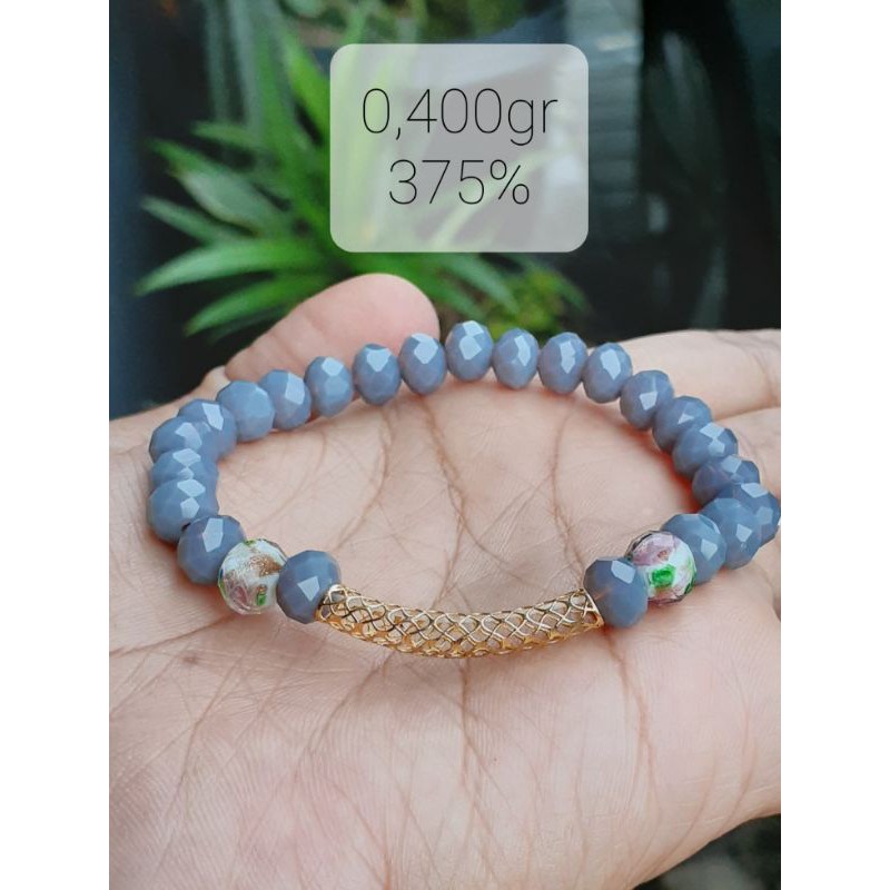 gelang charm pipa emas