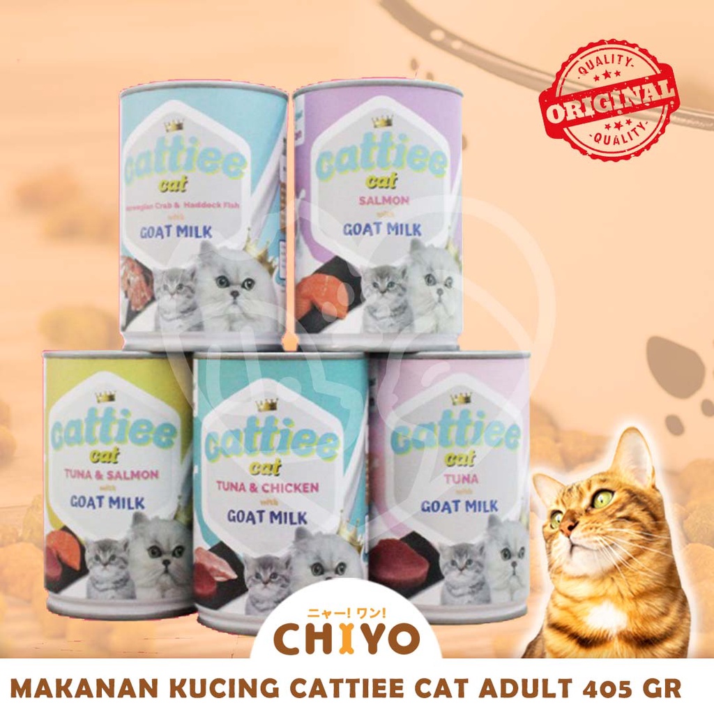 CATTIEE CAT WET FOOD 405 GR [ MAKANAN KUCING BASAH ]