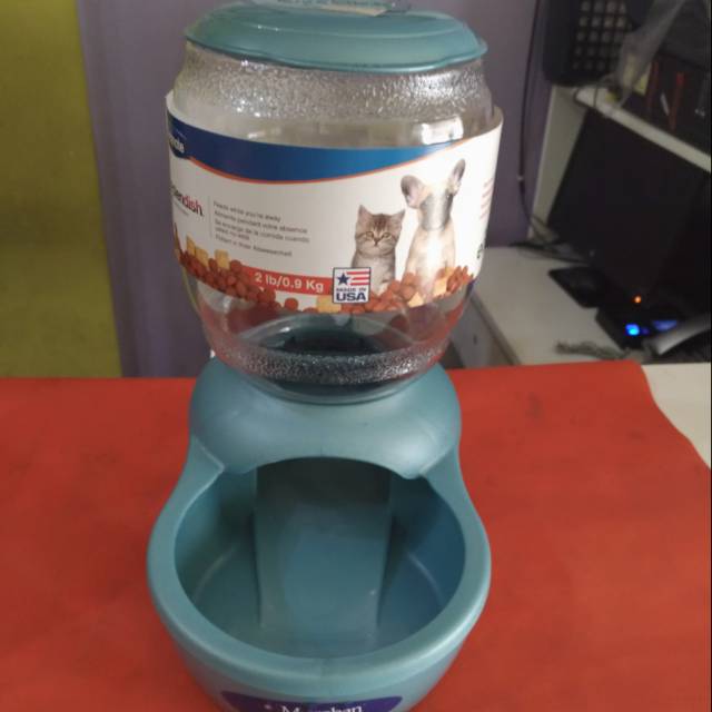 Pet mate food feeder made in usa 2lbs for pet  24487 gravity