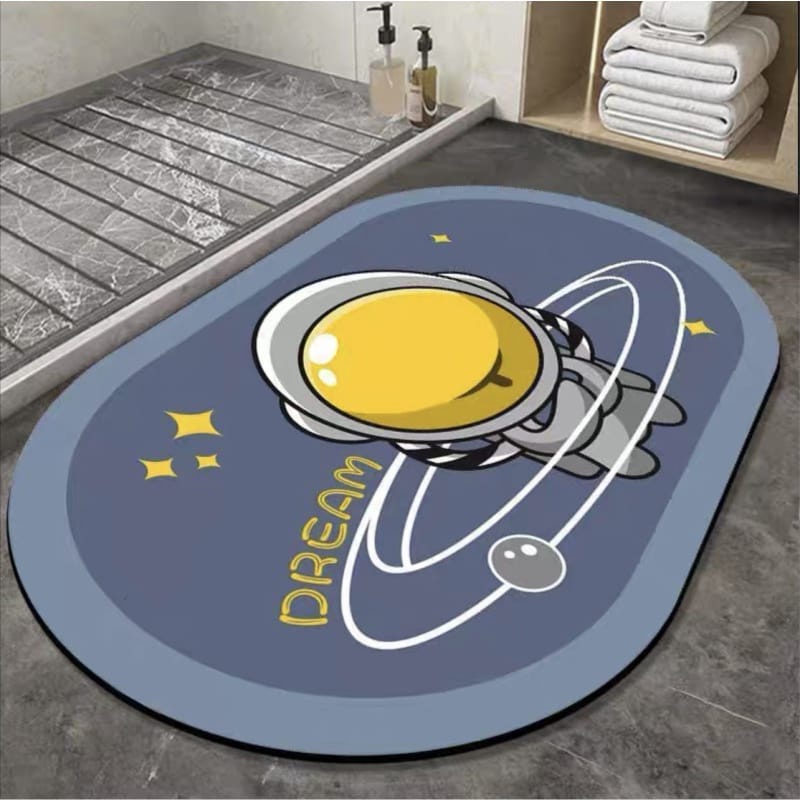 NEW PRODUK Keset Viral Keset Kaki Kamar Mandi Keset Karet Keset Diatomite Bundar Keset Kaki Anti Bau Nyerap Air Anti Bakteri Keset bagus THEGREAT88 BISA BOD