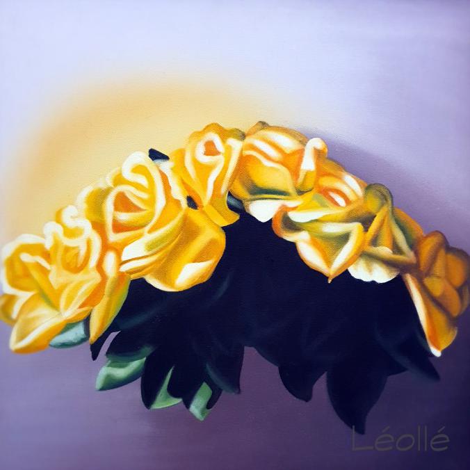 Populer] Lukisan Bunga Kanvasi Untuk Hiasan Dinding