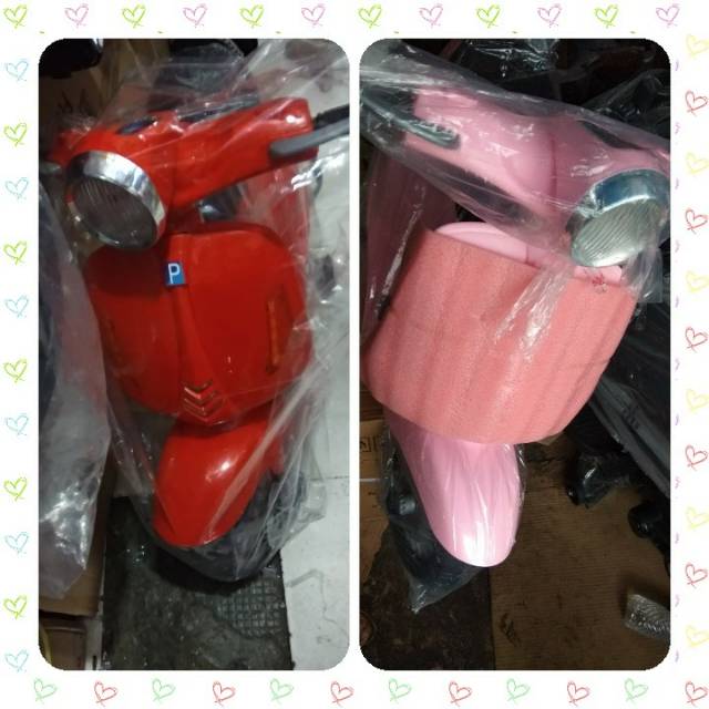 Motor aki vespa anak