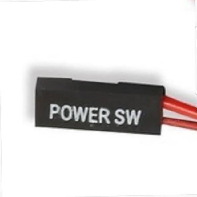 Kabel Front Panel Switch Power Reset Button untuk PC CPU Komputer On Off