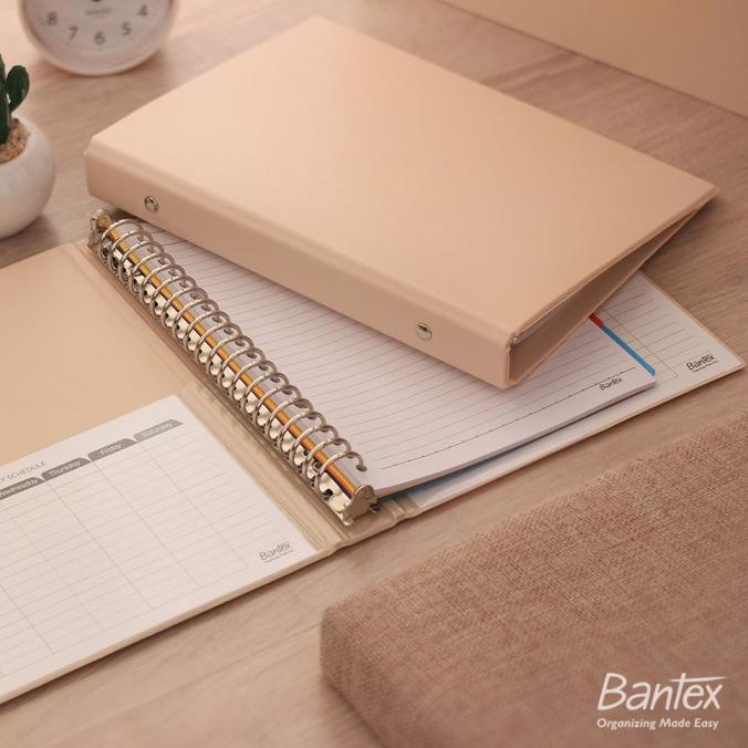 

Bantex Multiring Binder 20 Ring 25mm A5 Peach 1324 45