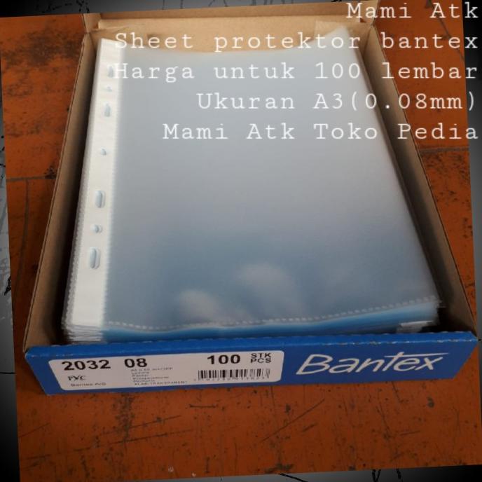 

Office & Stationery | Document Organizer | Sheet Protector Bantex 2032 Size A5 Harga Untuk 100 Lembar 0.08Mm | Best Seller