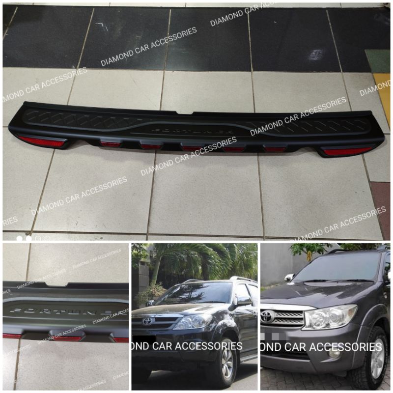 New Sillplate belakang + reflektor Toyota Fortuner 2005-2011